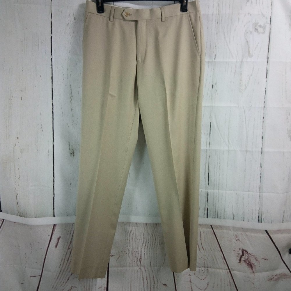 Giorgio Fiorelli Super Fine Tan Dress Pants 34x32